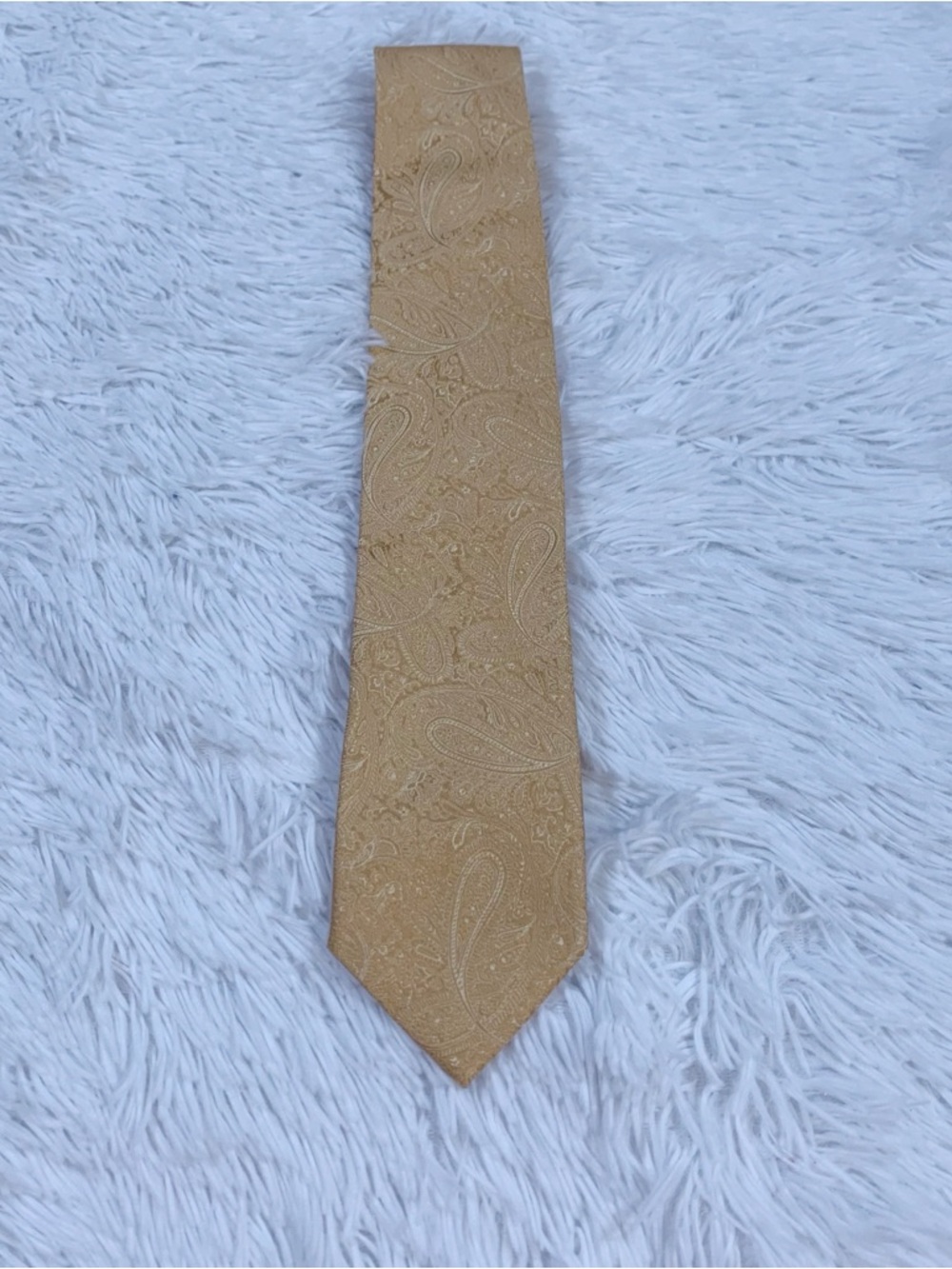 Countess Mara classic Gold Paisley Silk Tie